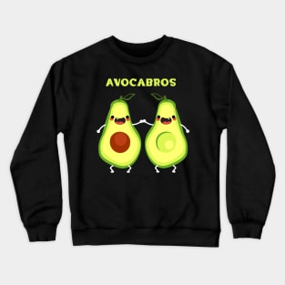 Avocabros on black Crewneck Sweatshirt